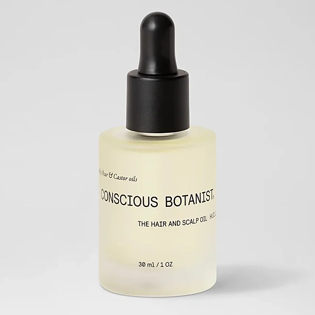 Huile pour cheveux et cuir chevelu par Conscious Botanist.
