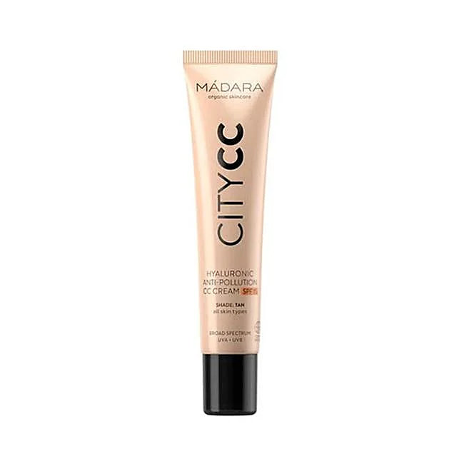 Mádara City CC Crème CC Hyaluronique Anti-Pollution SPF 15.