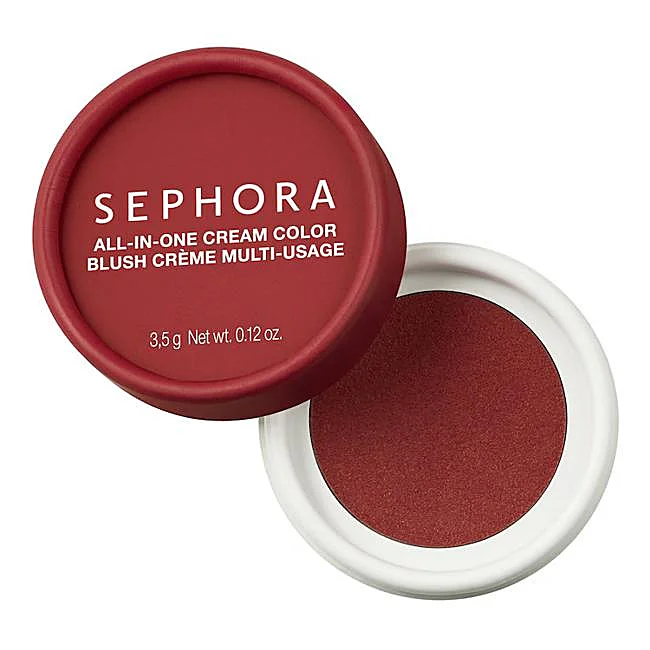 Blush couleur crème tout-en-un de la collection Sephora.