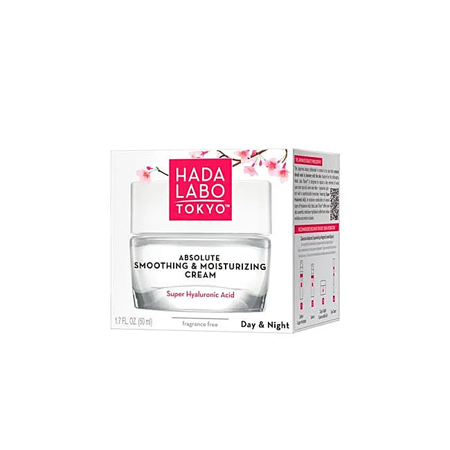 Crème hydratante à l'acide super hyaluronique Hada Labo.