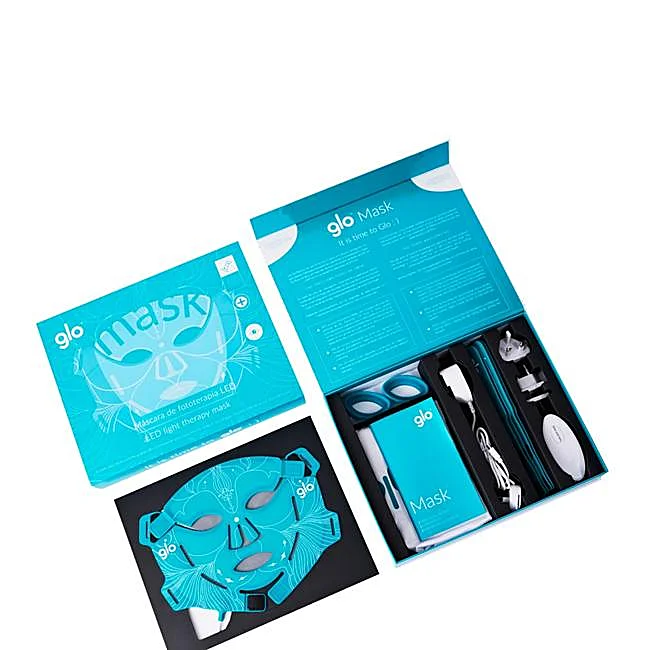 Masque facial anti-âge GLO LED.