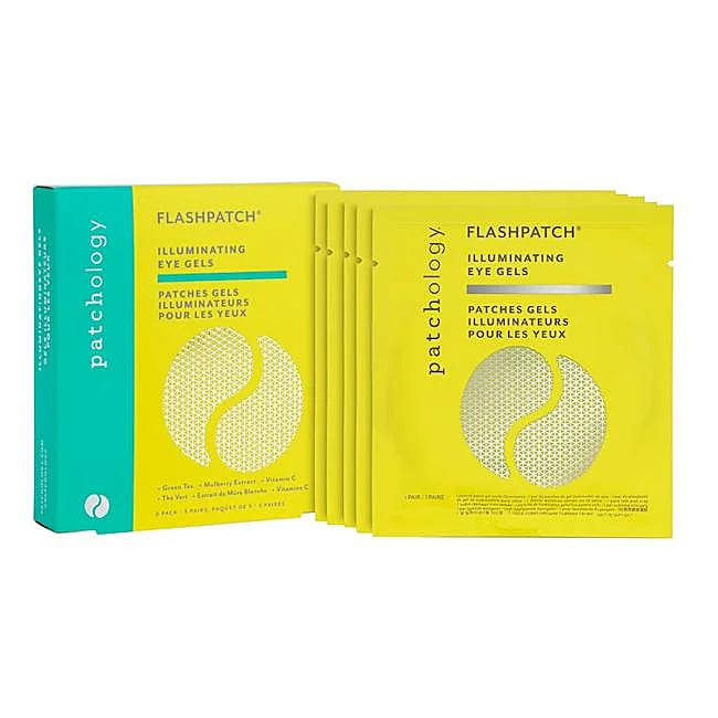 Gels éclairants pour les yeux FlashPatch de Patchology.