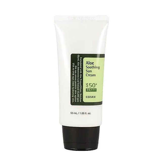 Crème solaire apaisante à l'aloe vera COSRX SPF50+ PA+++.