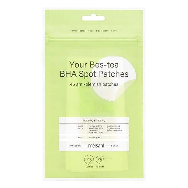 Meisani Vos patchs localisés Bes-tea BHA.