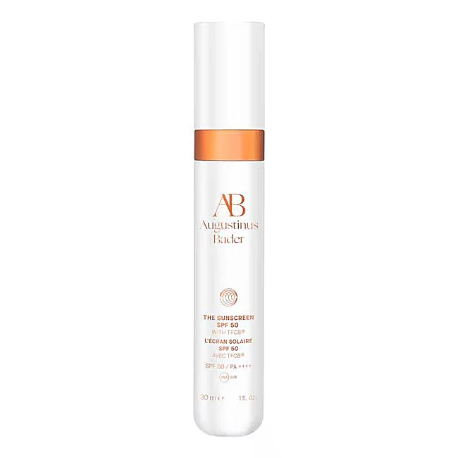 La crème solaire Sunscreen SPF 50 d'Augustinus Bader.