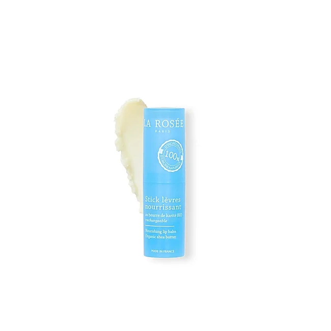 Baume à lèvres nourrissant rechargeable, de La Rosée.
